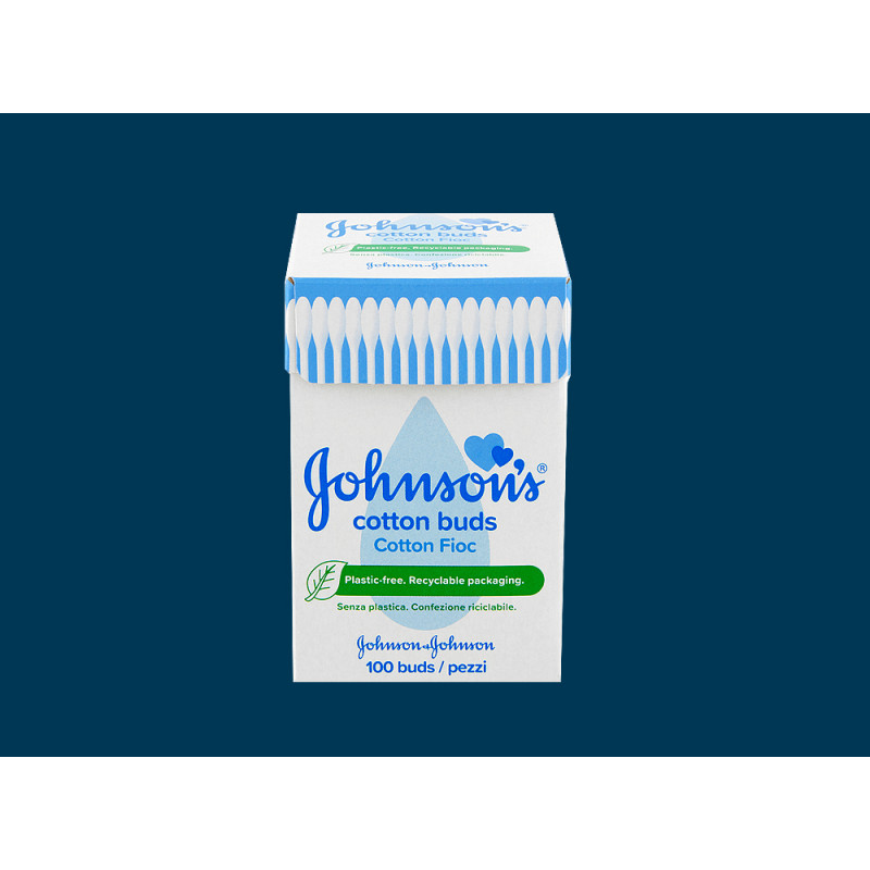 Cottonfioc Johnson 100 bastoncini biodegradabili