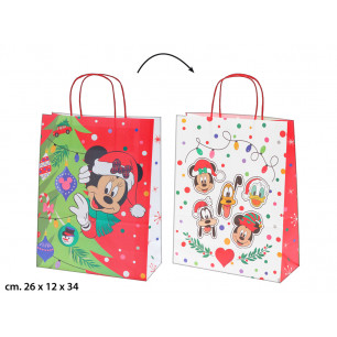 Borse regalo Disney Christmas cm 26x12x34,5