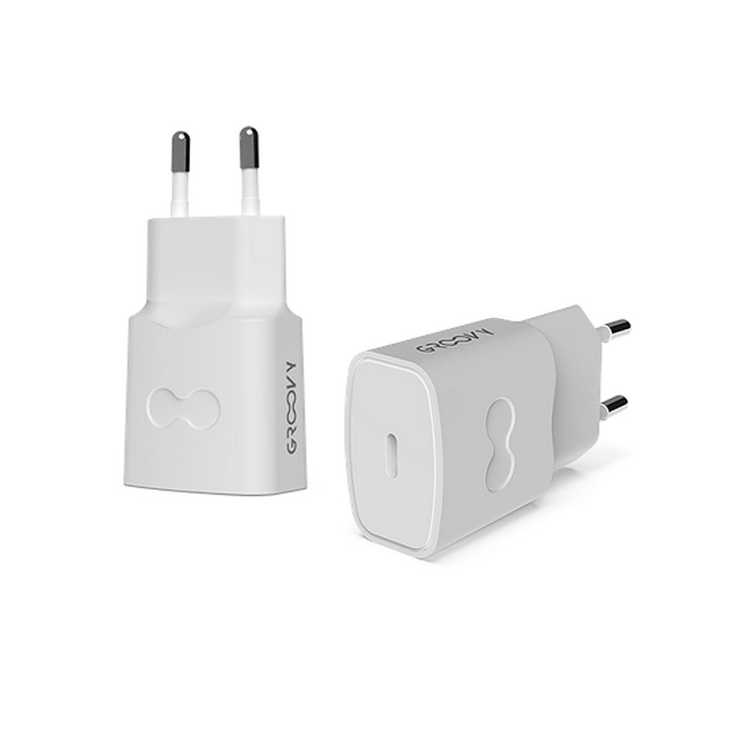 Caricatore per parete con 1 ingresso USB-C