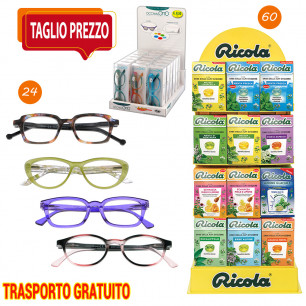 Offerta Espositore Ricola da 60 e Espositore Occhialotto da 24