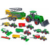 Display 12 mezzi agricoli die cast con rimorchio 8 ass.