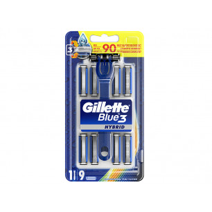 Rasoio Gillette Blue 3 con 9 ricariche