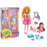 Fashion doll Olly con sorellina, cagnolini e acc.ri 2 ass.ti