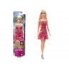 Barbie Trendy farfalle bionda con vestito fucsia