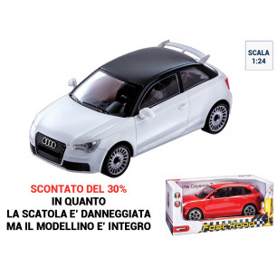 Modellino Audi A1 Quattro L.E. 1:24 bianca SCATOLA DANNEGGIATA