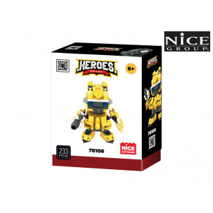 Costruzioni Hero Bricks Yellow Truck Soldier 221 pz