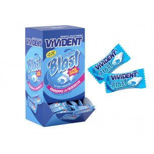 Chewing Gum Vivident Blast blue