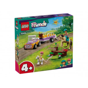 Lego Friends Rimorchio con cavallo e pony