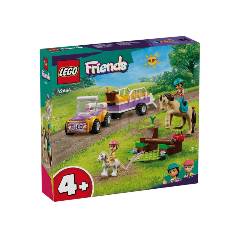 Lego Friends Rimorchio con cavallo e pony