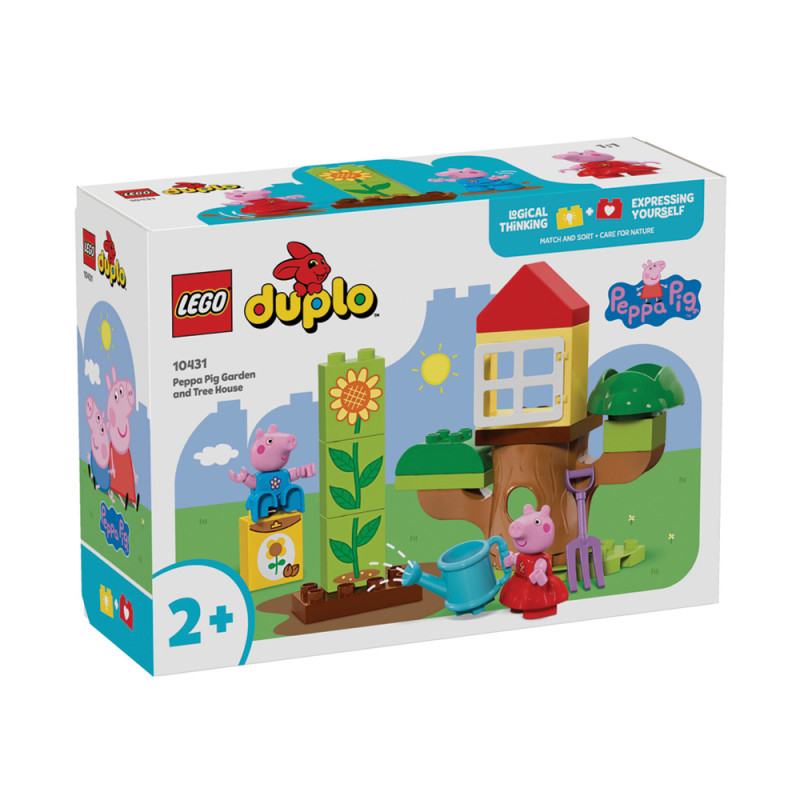 Lego Duplo il giardino e la casa sull'albero di Peppa Pig