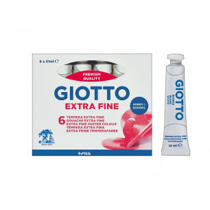 Tempere Giotto in tubetto Bianco da 12 ml