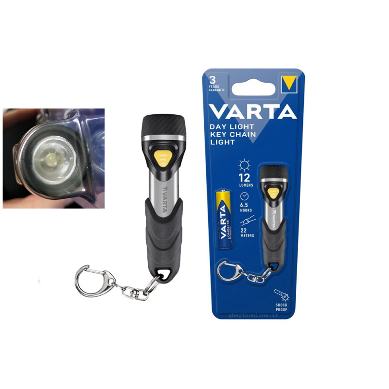 Torcia Varta Day Light Key Chain portachiavi