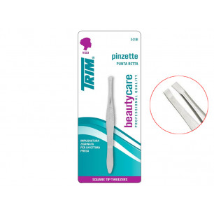 Pinzetta Trim punta retta in blister