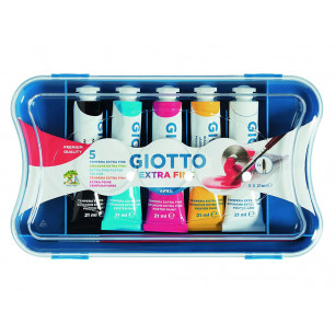 Tempere Giotto in tubetto 5 colori da 21 ml