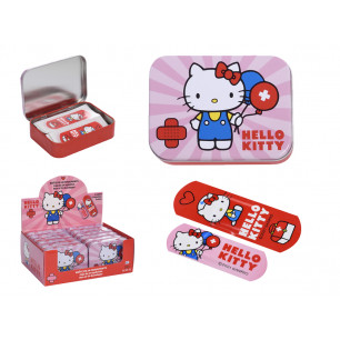 Cerotti Hello Kitty in box di metallo da 24 cerotti assortiti