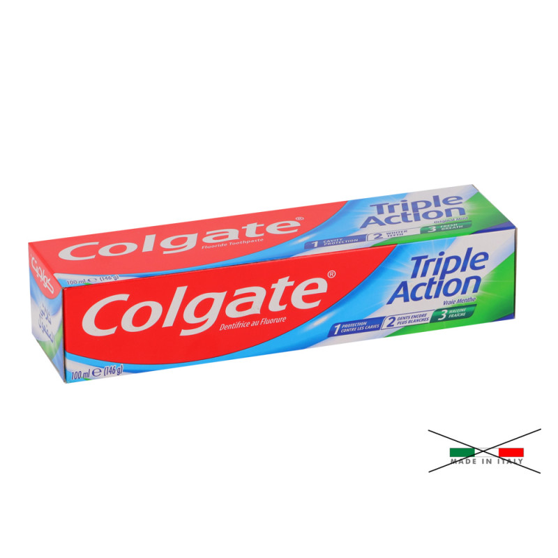 Dentifricio Colgate Triple Action 100 ml