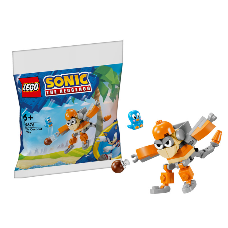 Lego Sonic in busta attacco con le noci di Kiki