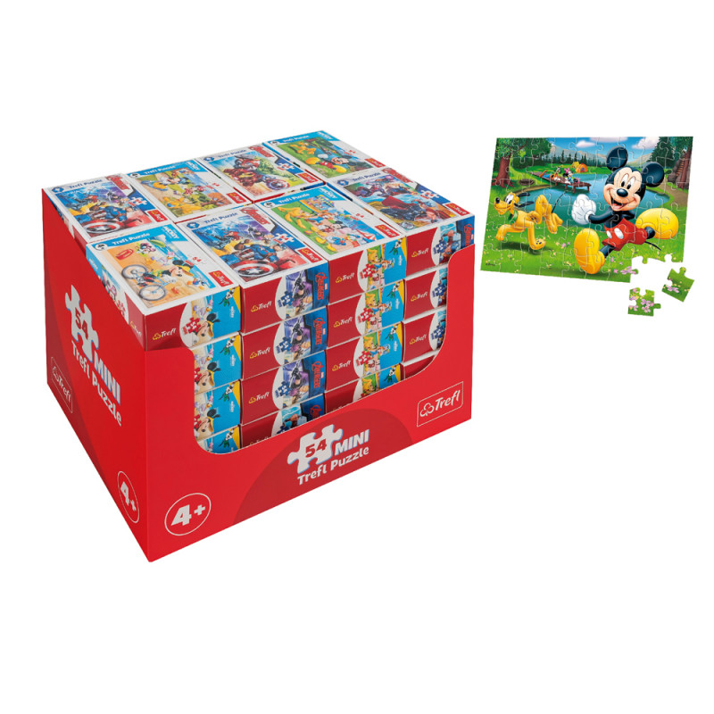 Puzzle Trefl 54 tessere Disney e Avengers display 40 pz