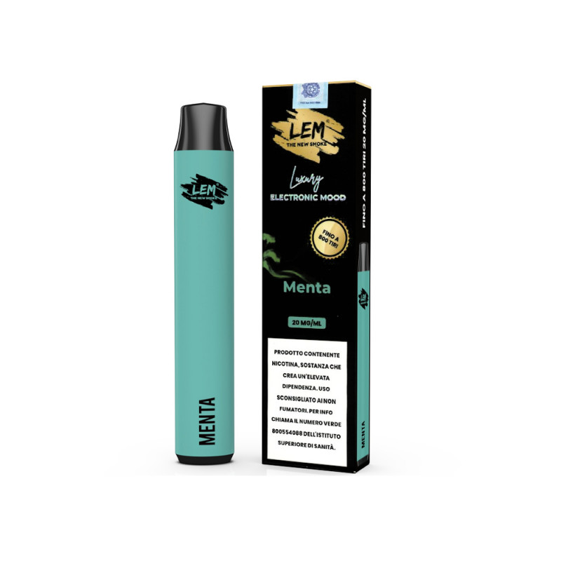 Sigaretta elettronica usa e getta LEM MENTA 2 ml