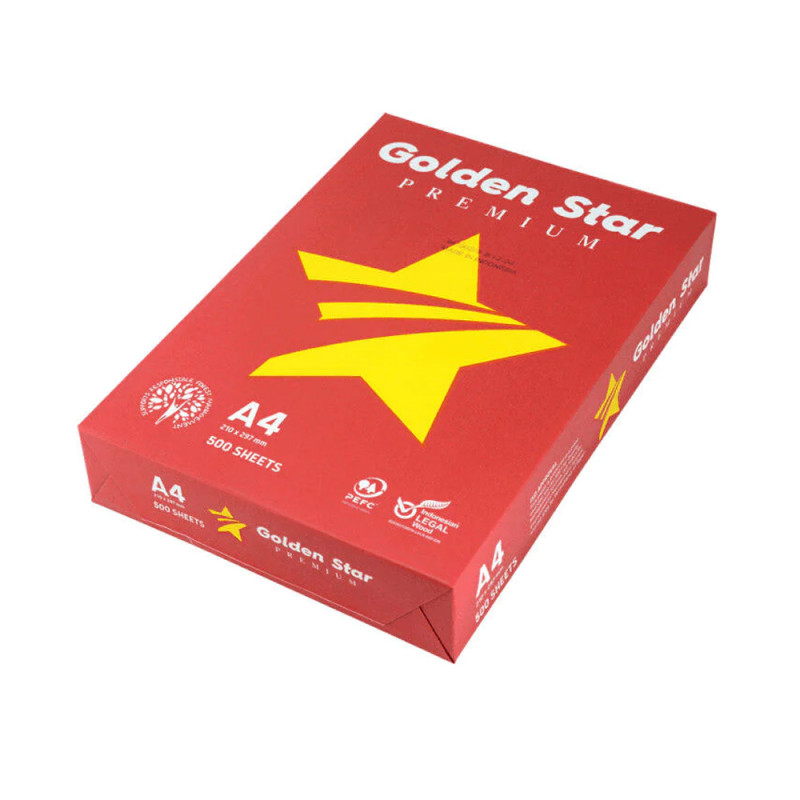 Carta per Fotocopie Golden Star Red A4