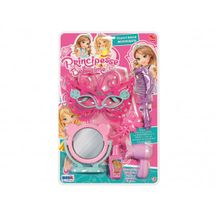 Set principesse bellissime con maschera, specchio e acc.ri 2 ass.ti