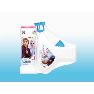 Pistola bolle meccanica Frozen con ricarica 60ml.