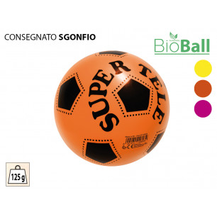 Palla da calcio Bio Ball SuperTele Fluo cm. 23 SGONFIO