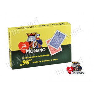 Carte da gioco Modiano Ramino 98 2 mazzi 54 carte