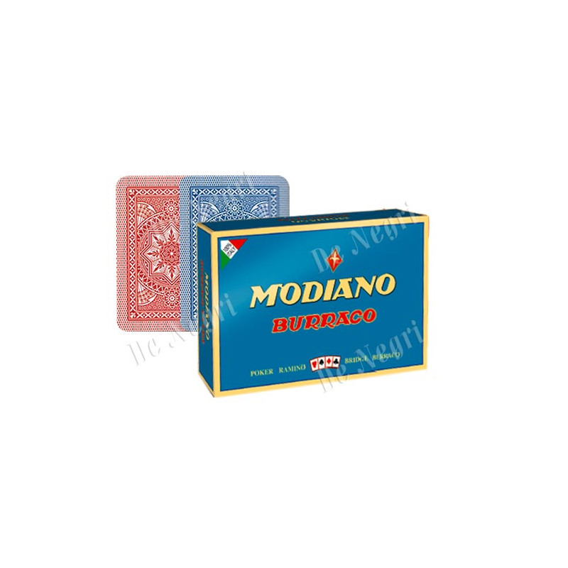 Carte da gioco Modiano Burraco cristallo