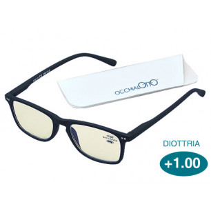 Occhiali da lettura Occhialotto Light diottria 1 anti luce blu ricarica 3 pz