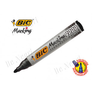 Marker Bic Permanent nero Punta Tonda