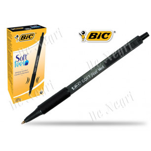 Biro BIC Soft Feel Clic Grip nero