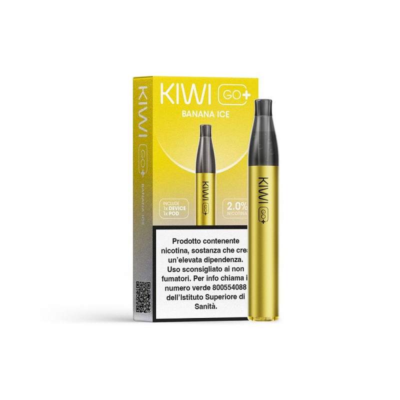 Kiwi Go Plus Starter Kit Banana Ice 2 ml