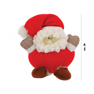 Peluche Babbo Natale seduto cm. 30