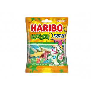 Caramelle Haribo Coccodri Frizzi busta da 90g