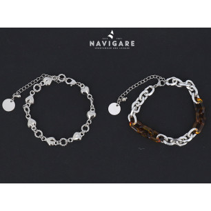 Bracciale Navigare donna catenella decorata