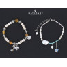 Bracciale Navigare donna con perle e condoli mod B