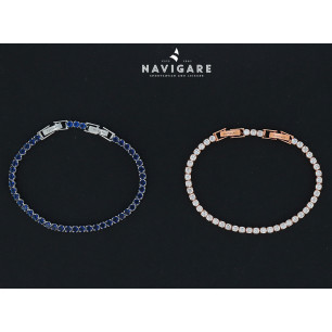 Bracciale Navigare Donna tennis con cristalli mod A