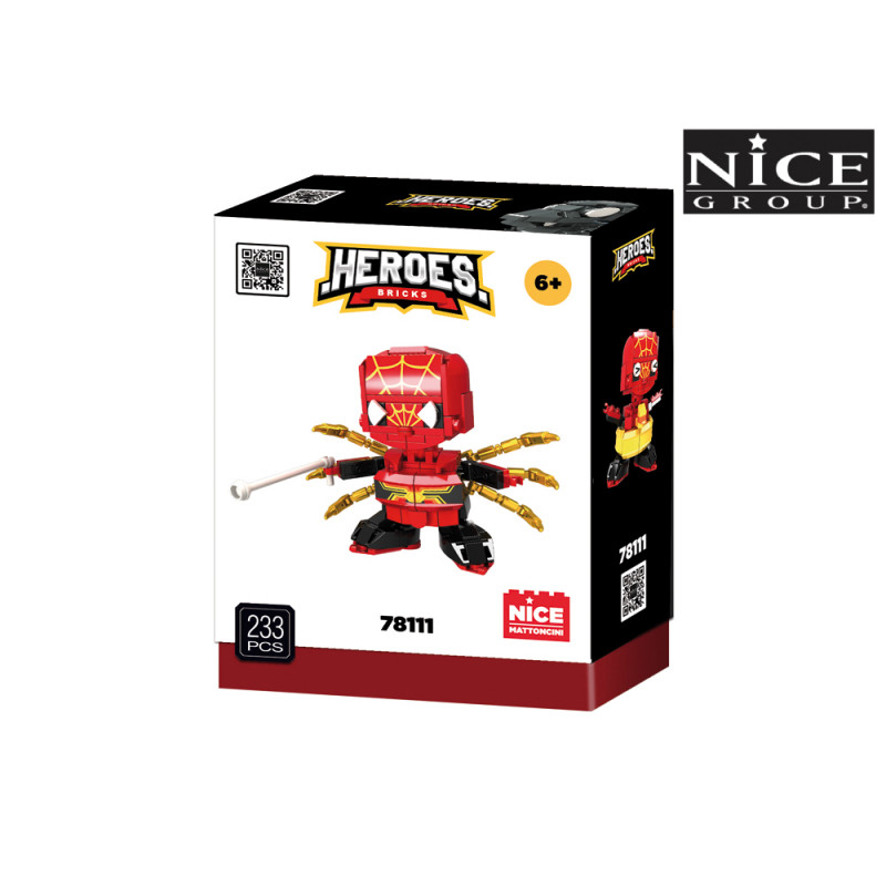 Costruzioni Hero Bricks Red Soldier 215 pz