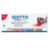 Tempere Giotto in tubetto 12 colori da 21 ml