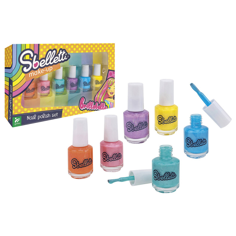 Scatola con 6 smalti colorati da 6 ml