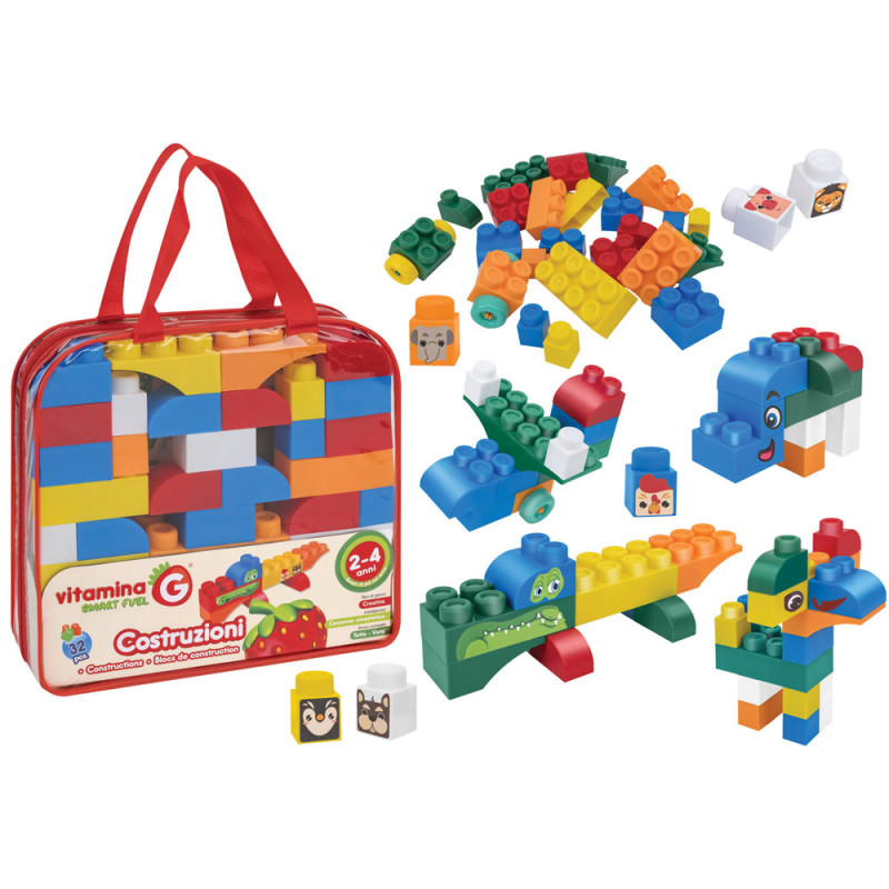 Sacca costruzioni 2-4 anni 32 pz