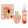 Set Regalo Cipria con 1 profumo 100ml e 1 acqua profumata 150ml