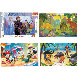 Puzzle Trefl cornice15 in 4 assortimenti