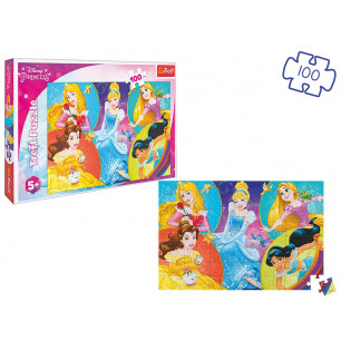 Puzzle Trefl 100 pz Principesse Disney