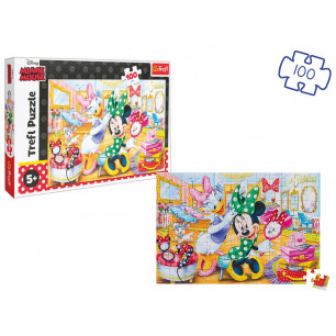 Puzzle Trefl 100 pz Minnie e Paperina