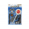 Set police con paletta, manette e accessori