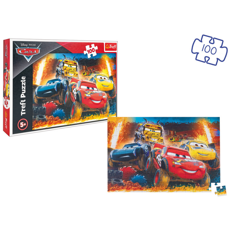 Puzzle Trefl 100 pz soggetto Cars 3