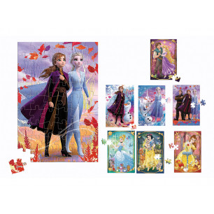 Puzzle Trefl 54 tessere Principesse Disney display 40 pz