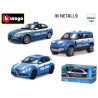 Modellini Bburago auto ass.te Polizia scala 1:43 die cast display 24 pz